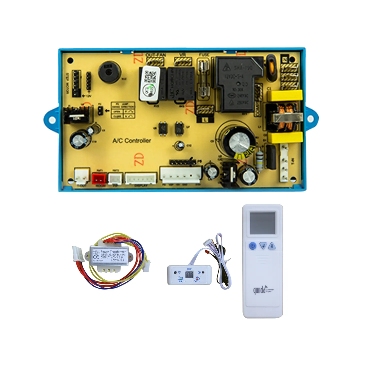 Qunda qd55dc phổ điều hòa không khí Hệ thống điều khiển PC Board cho DC mạch động cơ thẻ sửa chữa Kit AC PCB