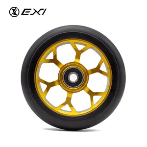 2023 Scooter Wheels 110mm Pro Scooter Aluminum Wear Resistant PU Alloy Core Wheels For Stunt Scooter