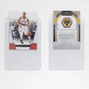 Semi Rigid Card Saver Sports Basketball Player Entertainment Game Cards Semi-rigid Sleeves Toploader