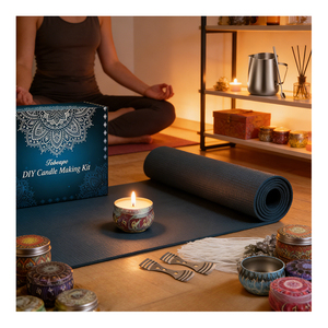 Set de Regalo de Velas Tranquilidad en Lata Compacta, Mezcla de Soja para Aromaterapia, Colección Boutique Festiva, Selección de Lujo - Product Image 3