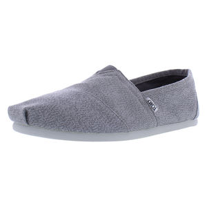 Zapatos Clásicos Toms para Hombre, Talla 12, Color: Gris/Blanco Tejido - Product Image 1
