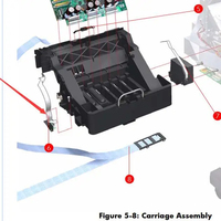 Sensor de línea de Q5669-60683 para HP DesignJet T610 T1100 T770 T790 Z2100 Z3100 Plotter de 24 y 44 pulgadas