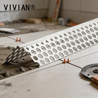 Profilé d'angle perforé en métal pour cloisons sèches, plâtrage et construction de murs