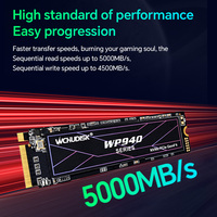 M2 NVMe 1TB 512GB SSD M.2 PCIE4.0 Interno Disco Duro Solid 256GB SSD pour PC de bureau ordinateur portable disque dur interne disque