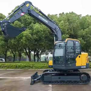 Excavadora sobre orugas Hyundai HX80G usada de 8 toneladas, marca coreana, maquinaria de movimiento de tierras confiable de alto rendimiento, buenas condiciones - Product Image 3