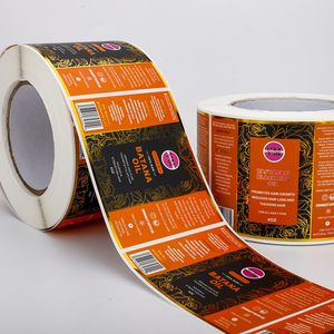 अनुकूलित सोने के पन्नी वाटरप्रूफ बाल तेल की बोतलें कस्टम लेबल चिपकने वाला बोप निजी लोगो बालों के विकास तेल के लिए लेबल - Product Image 6