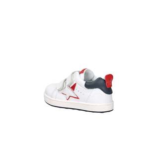 Sneakers per Bambini Balducci Bianche e Rosse CITA6753 con Chiusura in Velcro e Suola Spessa - Product Image 3