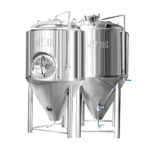Fermenteur à bière conique à double enveloppe de refroidissement en acier inoxydable HG 2000 litres avec miroirs - Product Image 5