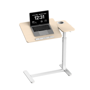 Escritorio de oficina vertical con resorte mecánico de altura ajustable en forma de C portátil para oficina ColorHome personalizado con ruedas - Product Image 1