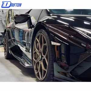 Falda lateral de fibra de carbono seca para Lamborghini Huracan LP610 LP580 EVO Performante Tecnica - Product Image 3