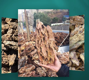 Piedra de Acuario con Vetas de Sangre de Dragón Natural, Decoración para Peceras <span class=keywords><strong>y</strong></span> Acuarios Plantados con Camarones - Product Image 6