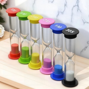 Minuteur <span class=keywords><strong>sablier</strong></span> moderne écologique portable en ABS, sable de verre RXDJ03, fait main, durable, léger, modèle <span class=keywords><strong>10</strong></span> <span class=keywords><strong>secondes</strong></span>, promotionnel - Product Image 1