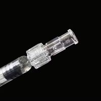 Connecteur de seringue à double tête spirale Luer Lock de haute qualité à alimentation directe, adaptateur de transfert de liquide étanche pour usage en laboratoire