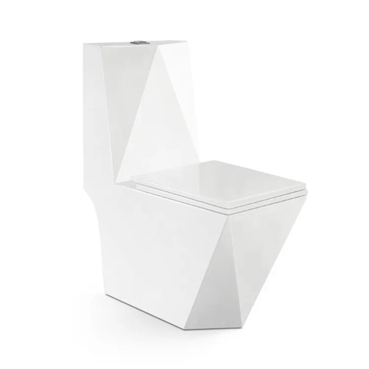 Moderne Diamond Shape Nieuwe Model Europese Water Closet S-Trap Een Stuk Sanitair Keramische Badkamer Commode Wc