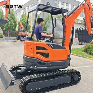 Mini-excavatrice à chenilles de 3 tonnes avec moteur, livraison gratuite, excavatrice hydraulique agricole de 3,5 tonnes à vendre - Product Image 4