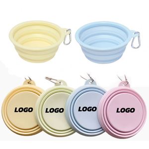 OEM/ODM Venta al por Mayor de Tazones de Viaje Impermeables para Gatos, Tazones Plegables de Silicona Coloridos con Logotipo Personalizado para Mascotas - Product Image 1