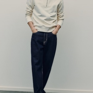 Sweat-shirt d'extérieur pour homme à col montant, demi-zip, manches longues, col roulé simulé, brodé, pour l'hiver - Product Image 5