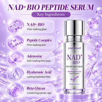 Sérum Visage Anti-Âge Peptide NAD+ BIO Lifting Anti-Rides Liquide Soin du Visage 30ml Sérum Facial pour l'Éclat de la Peau Marque Privée