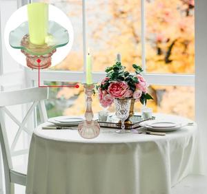 <span class=keywords><strong>En</strong></span> gros, Bobeches <span class=keywords><strong>en</strong></span> <span class=keywords><strong>verre</strong></span> de haute qualité, protecteurs anti-gouttes pour bougies, pour table, taille personnalisée, polies au feu, supports de bougies - Product Image 5