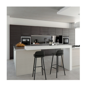 Blanco laca de alto brillo montado estilo europeo Modular del Gabinete de <span class=keywords><strong>cocina</strong></span> - Product Image 1