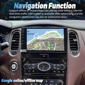 วิทยุติดรถยนต์ขนาด 9 นิ้ว รองรับ CarPlay สำหรับ Infiniti QX50 ปี 2013-2016 ระบบ Android 15 เครื่องเล่นมัลติมีเดียพร้อมจอภาพ วิดีโอ ระบบนำทาง GPS รับประกัน 1 ปี - Product Image 3