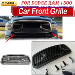 สำหรับ Ram 1500 ปี 2013-2018 ชุดแต่งกันชนหน้า กระจังหน้าแบบตาข่าย  ฝาครอบป้องกัน  ชุดแต่งตัวถังรถยนต์ อุปกรณ์ตกแต่ง - Product Image 1