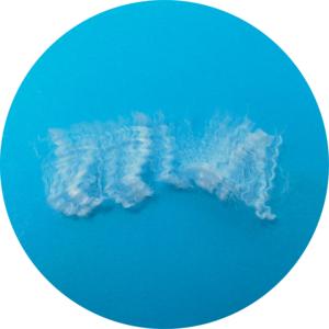 <span class=keywords><strong>Fibre</strong></span> de polyester microfibre recyclée 0.9D*32mm, type duvet, pour rembourrage - Product Image 5