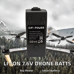 Batteries de <span class=keywords><strong>drone</strong></span> professionnelles Gifi Li-ion ABS 7.6V 2700mAh 20.52Wh, vol intelligent pour <span class=keywords><strong>Parrot</strong></span> <span class=keywords><strong>Anafi</strong></span> - Product Image 2
