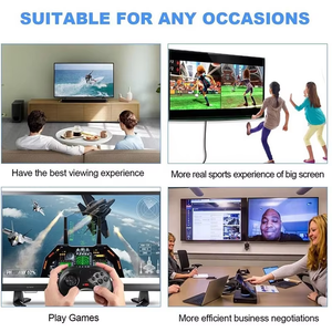 Xput ABS carcasa 4K 60Hz 1080P 12V DP <span class=keywords><strong>Cable</strong></span> de alta velocidad PVC para HDMI DP <span class=keywords><strong>Display</strong></span> <span class=keywords><strong>Port</strong></span> 1,2 <span class=keywords><strong>Cable</strong></span> macho para Monitor REPRODUCTOR DE DVD negro - Product Image 4