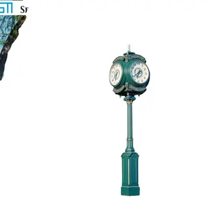 Double Sided Outdoor Clock System For Street