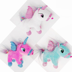 Peluche <span class=keywords><strong>Unicorno</strong></span> <span class=keywords><strong>con</strong></span> <span class=keywords><strong>Ali</strong></span> Arcobaleno, Giocattolo Morbido per Bambini, Vendita Calda - Product Image 5