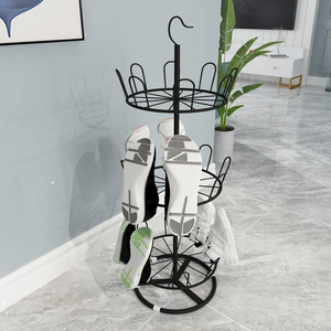 Meuble à chaussures rotatif multi-niveaux simple et détachable pour rangement de sandales et chaussons sur balcon – Vente en gros - Product Image 5