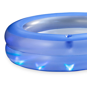 <span class=keywords><strong>Piscine</strong></span> gonflable en PVC épaissi avec lumières LED, porte-gobelets, taille familiale, <span class=keywords><strong>piscine</strong></span> lumineuse gonflable pour jardin, extérieur - Product Image 4