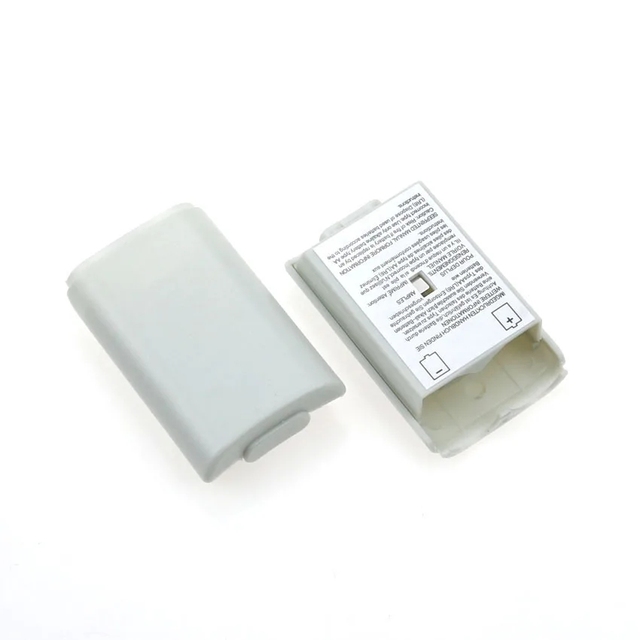 Black & White Battery Case Cover Shell for Xbox 360/xbox360 Wireless Controller Rechargeable Battery