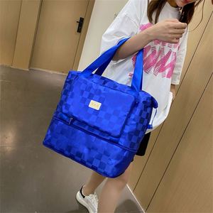 Custom Logo Women Sports Fitness Bag Extendable Duffle <b>Storage</b> Bags Lightweight Travel Luggage Bags - Product Image 3