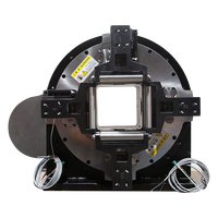 LINGMAN Mandrin de précision pour laser CNC Mandrin de tour F130DF Mandrin avant pour coupe-tube pour la découpe et le soudage laser des métaux