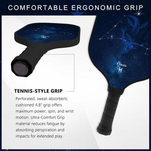 Paleta de Pickleball de Fibra de Carbono T700 de 16 mm, Aprobada por la USAPA, de Alta Calidad, Duradera, Moderna, Moldeada en Frío, con Diseño de Panal - Product Image 4