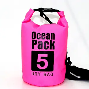 Outdoor PVC Storage Pack Pouch Swimming Ocean Pack Waterproof Travel Dry Bag Floating Lightweight Backpack