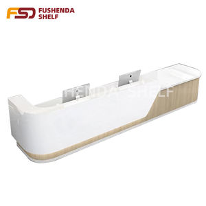 Bureau de réception moderne et luxueux pour bureau, hôtel, école, hôpital, supermarché et bar pour la maison, en MDF, avec grand design de peinture - Product Image 1