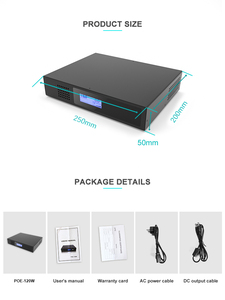 Alimentation sans interruption (ASI) mini UPS compatible avec les fabricants SKE, POE 15V 24V sélectionnable, 12V 52V 48V UPS - Product Image 6