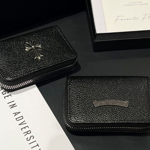 Tarjetero de Lujo CH, Cartera Cruzada Moderna, Almacenamiento Multicapa para Tarjetas de Crédito, Monedero Portátil, Cremallera Antirrobo, PU, Corto, Unisex - Product Image 3