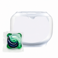 Kapsul Cuci Pakaian 3D Double Layer Three Chamber Sekali Pakai Aroma Freesia 10X Daya Bersihkan Konsentrat 80%