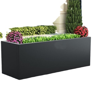 Jardinières rectangulaires en <span class=keywords><strong>plastique</strong></span> de haute qualité et bon marché pour jardin d'intérieur, pots de fleurs auto-arrosants - Product Image 2