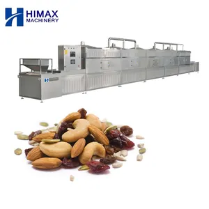 Industrial stainless steel tunnel sterilization drying multifunctional microwave dryer