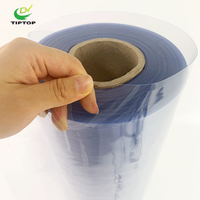 Film rigide en PVC transparent Tiptop, épaisseur 3 mm, 0,76 mm, 300 microns, surface mate, feuille de PVC transparente pour couverture de reliure