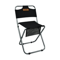 Aluminiumlegierung 600D Oxford-Stoff Klappstuhl mit Erhöhter Rückenlehne Ultraleicht Tragbar für Outdoor Reisen Strand Angeln