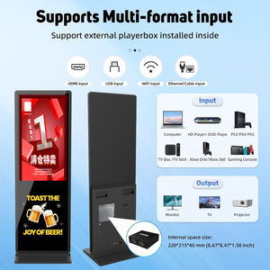 エレベーター用タッチスクリーン43 55インチデジタルサイネージ表示キオスクトーテム屋内スマートフロアスタンド広告プレーヤー - Product Image 6