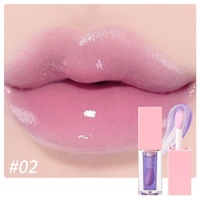 Gloss à lèvres liquide en gros, haute brillance, hydratant, longue tenue, végétalien, waterproof, OEM, marque privée, logo personnalisé