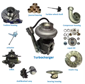 เทอร์โบ TD27 รุ่น 14411-7F400 452162 452162-5001S สำหรับรถยนต์นิสสัน เทอร์ราโน่ II 2.7 TD TD27TI 125 แรงม้า ปี 1997 พร้อมปะเก็น - Product Image 5