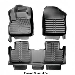 Tapis de sol de voiture en cuir 5D sur mesure pour <span class=keywords><strong>Renault</strong></span> <span class=keywords><strong>Megane</strong></span> 4 IV 2016-2024, imperméable et antidérapant - Product Image 6